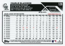 تحميل الصورة إلى عارض المعرض، 2023 Topps Chrome Charlie Blackmon #128 Colorado Rockies