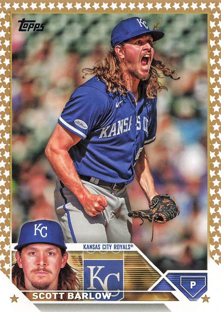 2023 Topps Gold Star Scott Barlow #9 Kansas City Royals