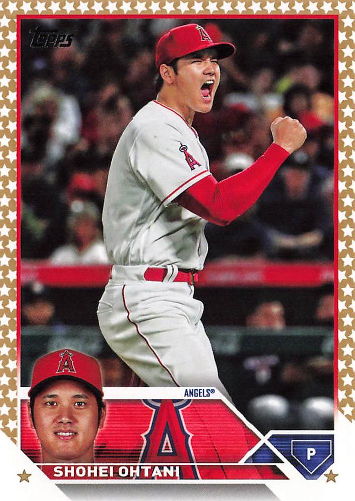 2023 Topps Gold Star Shohei Ohtani #17 Angels