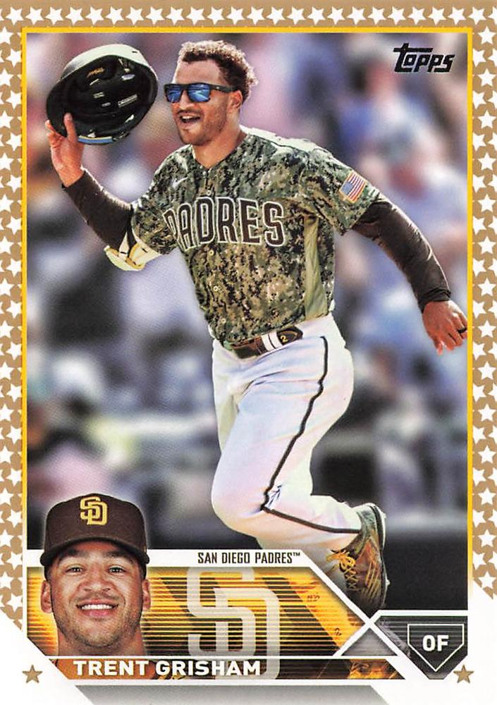 2023 Topps Gold Star Trent Grisham #26 San Diego Padres