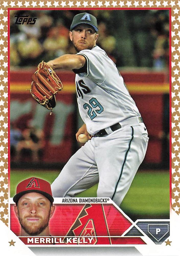 2023 Topps Gold Star Merrill Kelly #71 Arizona Diamondbacks