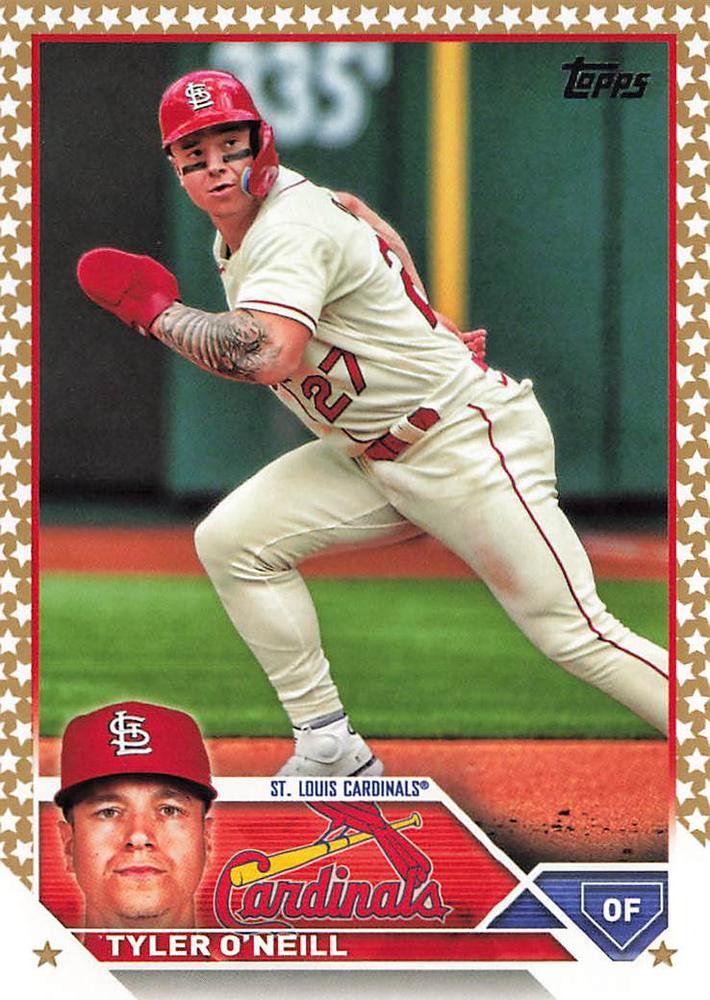 2023 Topps Gold Star Tyler O'Neill #79 St. Louis Cardinals