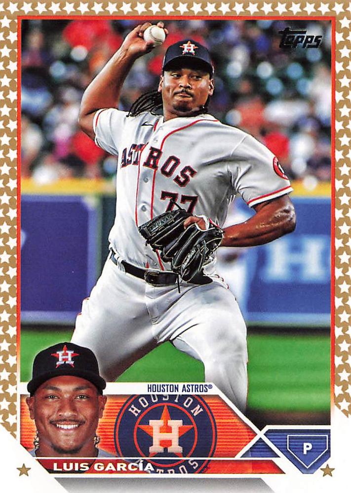 2023 Topps Gold Star Luis Garcia #121 Houston Astros