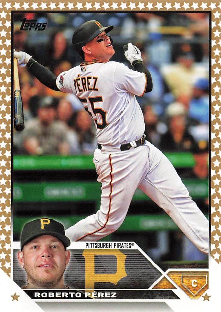 2023 Topps Gold Star Roberto Perez #133 Pittsburgh Pirates