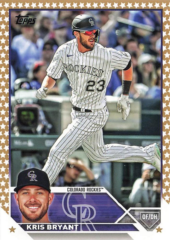 2023 Topps Gold Star Kris Bryant #158 Colorado Rockies