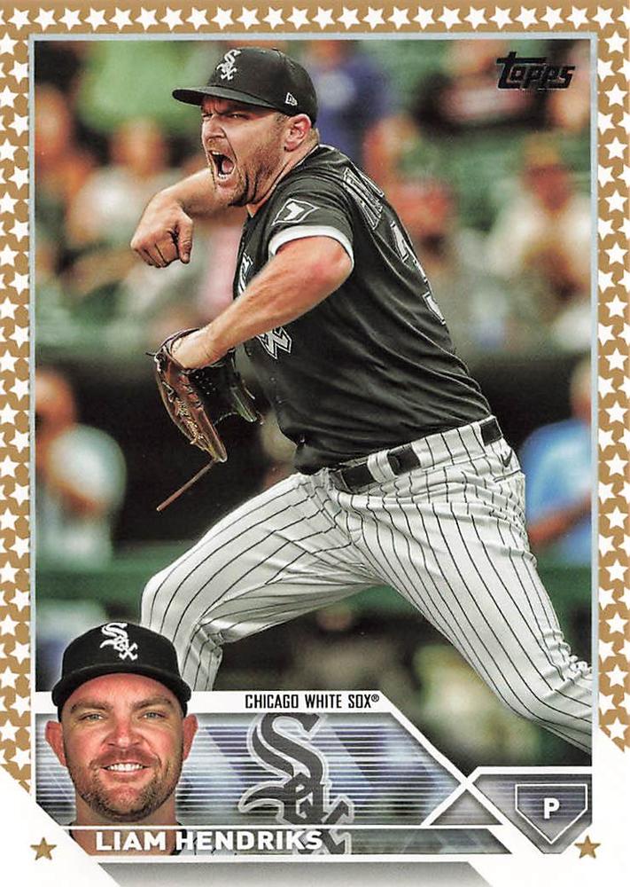 2023 Topps Gold Star Liam Hendriks #175 Chicago White Sox