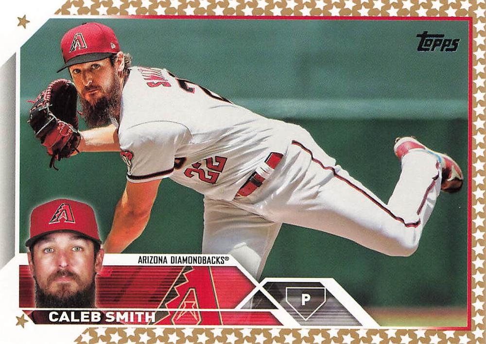 2023 Topps Gold Star Caleb Smith #191 Arizona Diamondbacks