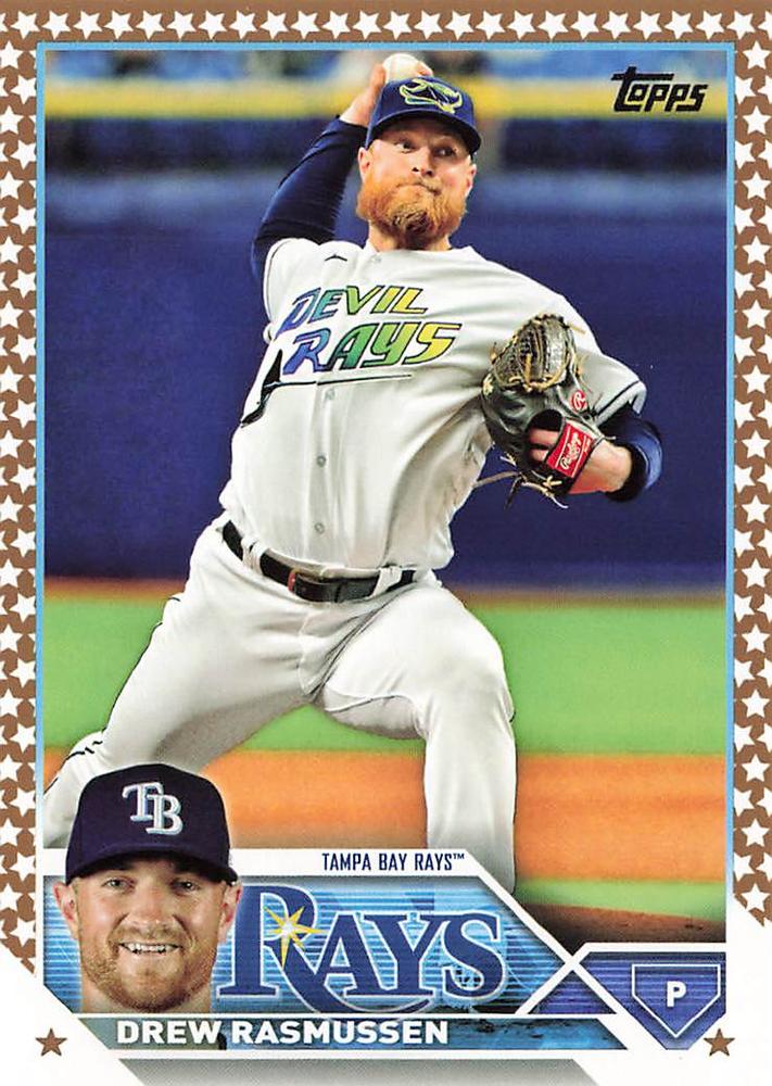 2023 Topps Gold Star Gold Star Drew Rasmussen #449 Tampa Bay Rays