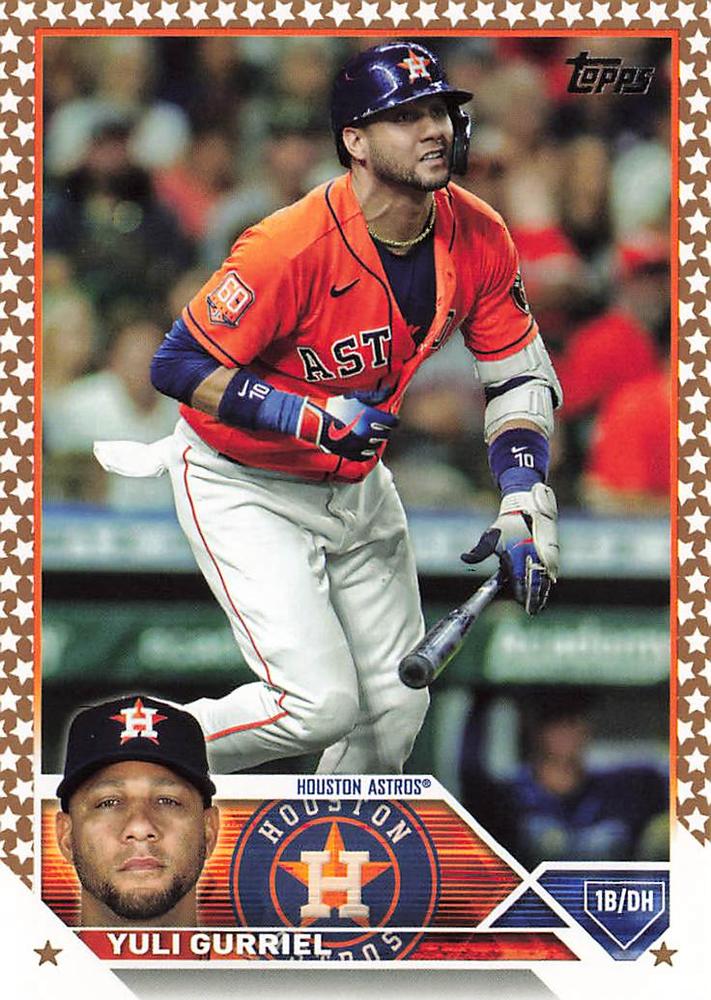 2023 Topps Gold Star Gold Star Yuli Gurriel #469 Houston Astros