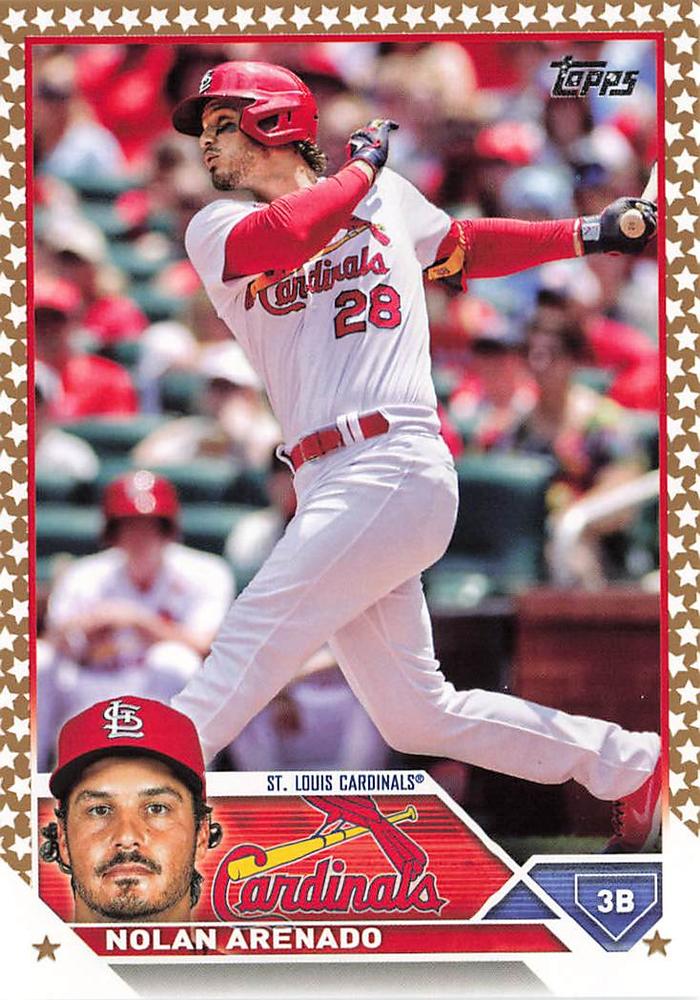 2023 Topps Gold Star Gold Star Nolan Arenado #500 St. Louis Cardinals