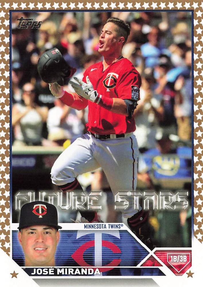 2023 Topps Gold Star Gold Star José Miranda - Future Stars #505 Minnesota Twins