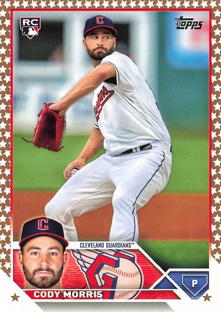 2023 Topps Gold Star Gold Star Cody Morris RC #507 Cleveland Guardians