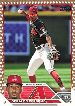 2023 Topps Gold Star Gold Star Geraldo Perdomo #531 Arizona Diamondbacks
