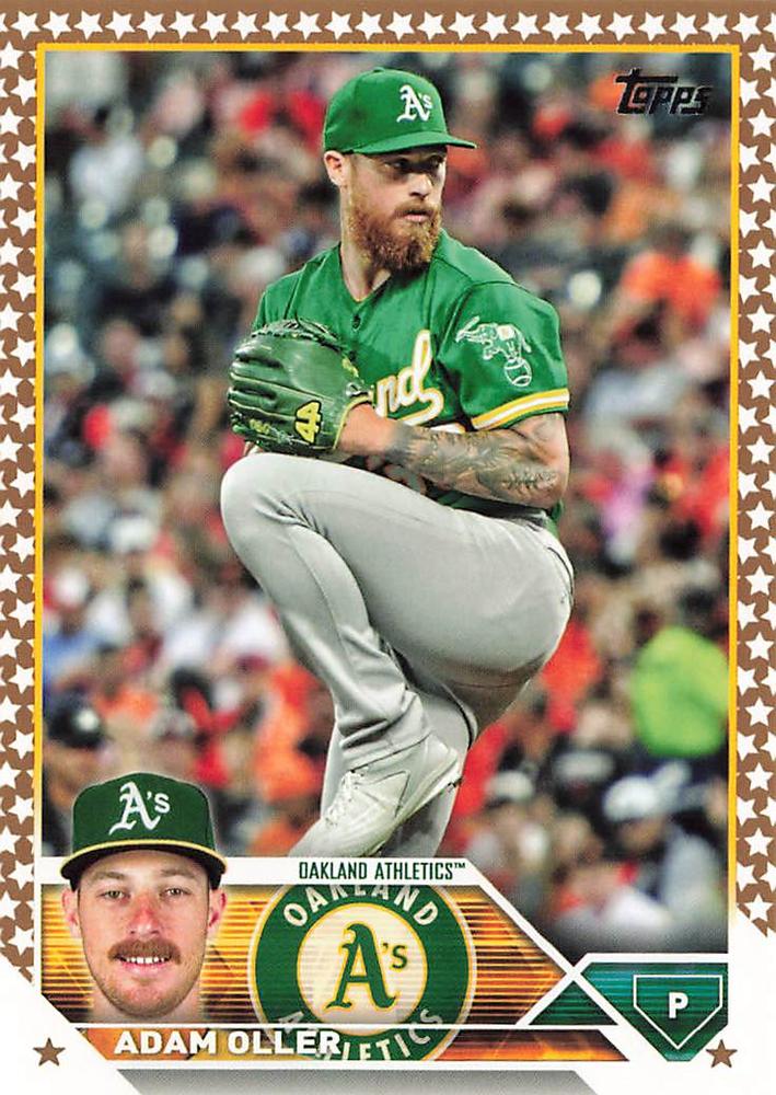 2023 Topps Gold Star Gold Star Adam Oller #542 Oakland Athletics