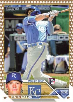 2023 Topps Gold Star Gold Star Nate Eaton RC #557 Kansas City Royals