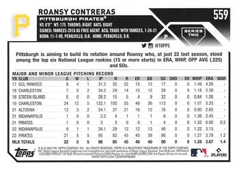 2023 Topps Gold Star Gold Star Roansy Contreras - Future Stars #559 Pittsburgh Pirates