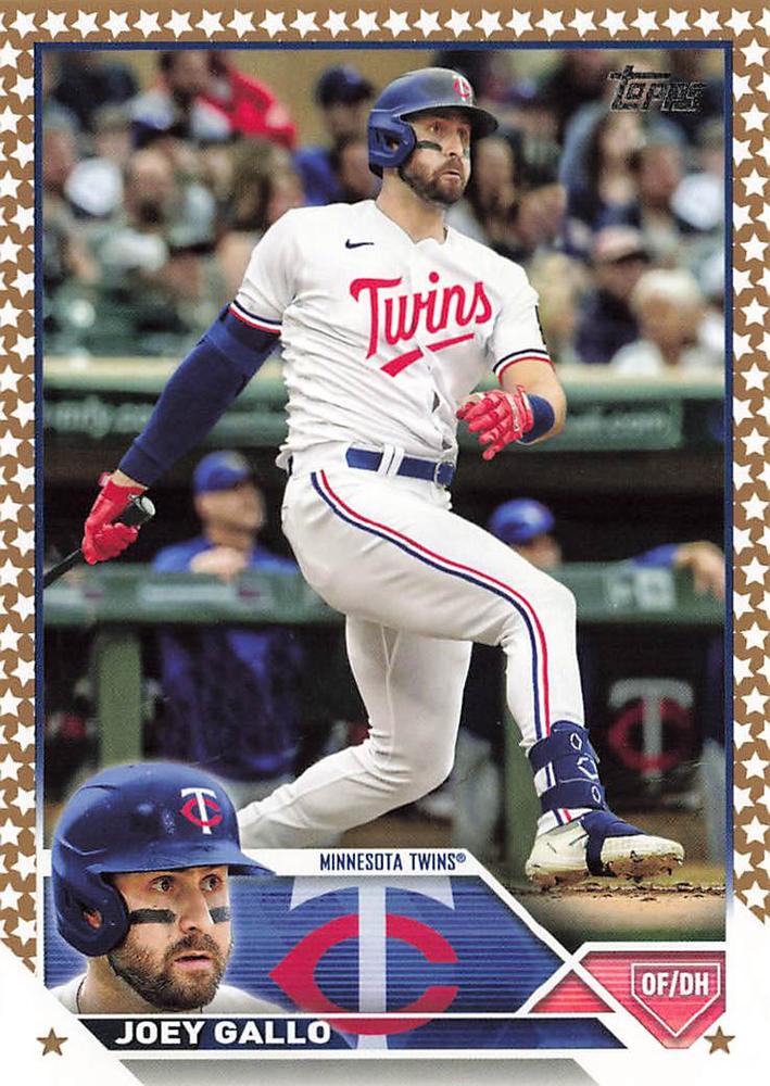 2023 Topps Gold Star Gold Star Joey Gallo #604 Minnesota Twins