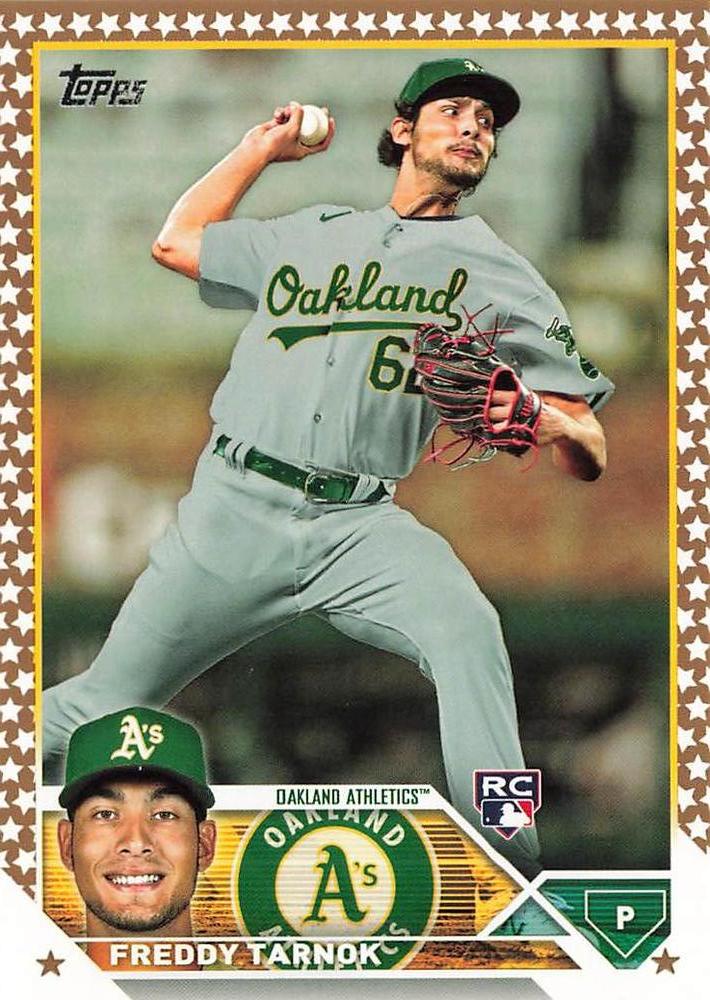 2023 Topps Gold Star Gold Star Freddy Tarnok RC #608 Oakland Athletics
