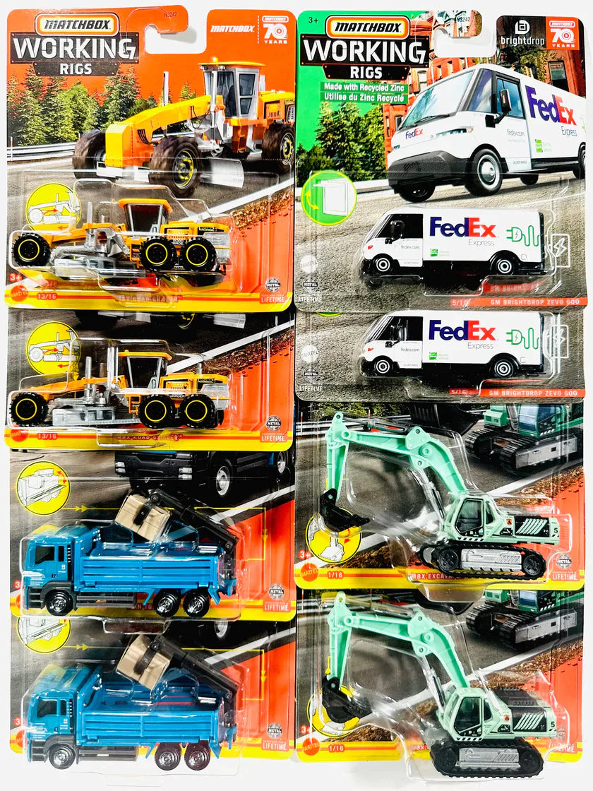 Matchbox 2023 Real Working Rigs 70 Years Anniversory - Assorted Style - walk-of-famesports