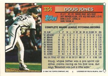 1994 Topps Doug Jones # 334 Houston Astros