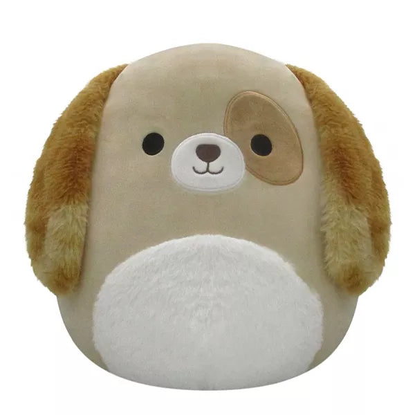 Squishmallows Harrison the Brown Patch Dog 8" Stuffed Plush