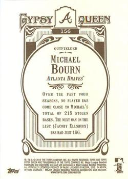 2012 Topps Gypsy Queen Michael Bourn # 156 Atlanta Braves