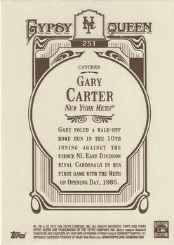 2012 Topps Gypsy Queen Gary Carter # 251 New York Mets