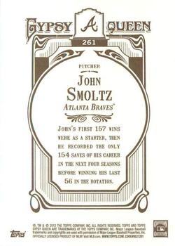 2012 Topps Gypsy Queen John Smoltz # 261 Atlanta Braves