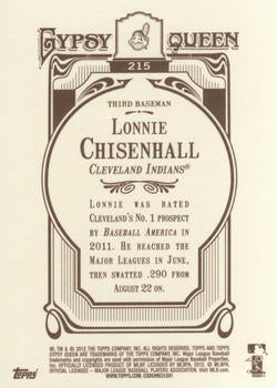 2012 Topps Gypsy Queen Lonnie Chisenhall # 215 Cleveland Indians