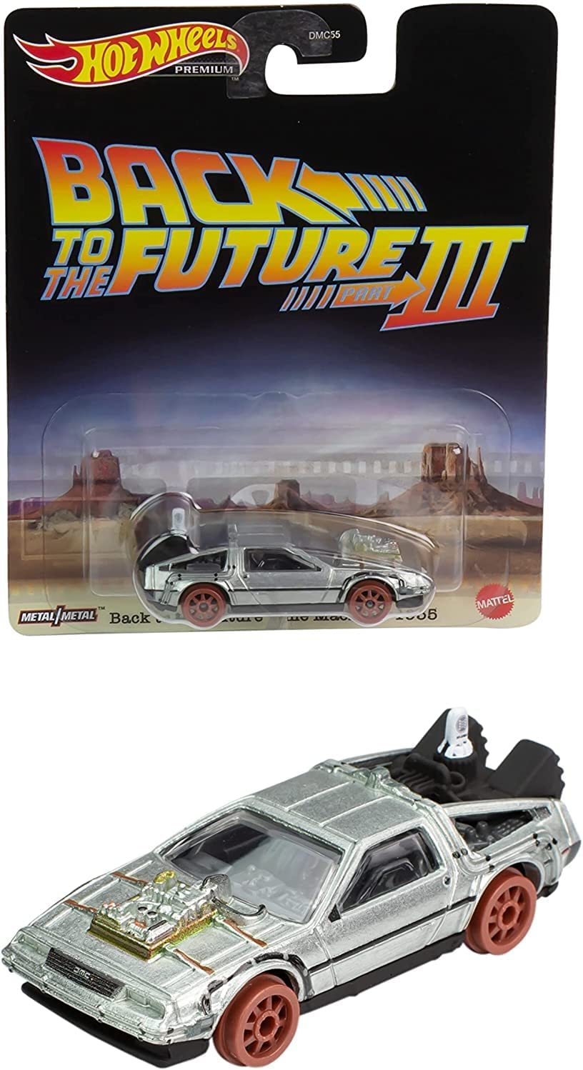 Hot Wheels Premium Back To The Future Time Machine 1955