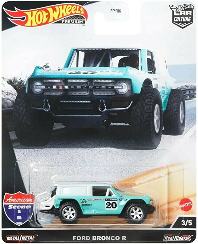 Hot Wheels Premium Car Culture American Scene Ford Bronco R