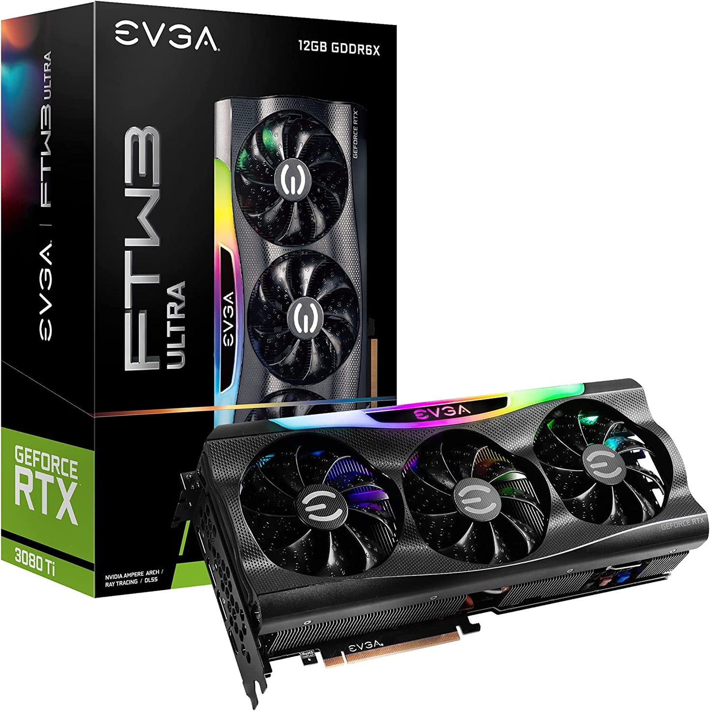 EVGA GeForce RTX 3080 Ti FTW3 ULTRA GAMING 12GB GDDR6X Graphics Card (Open Box)