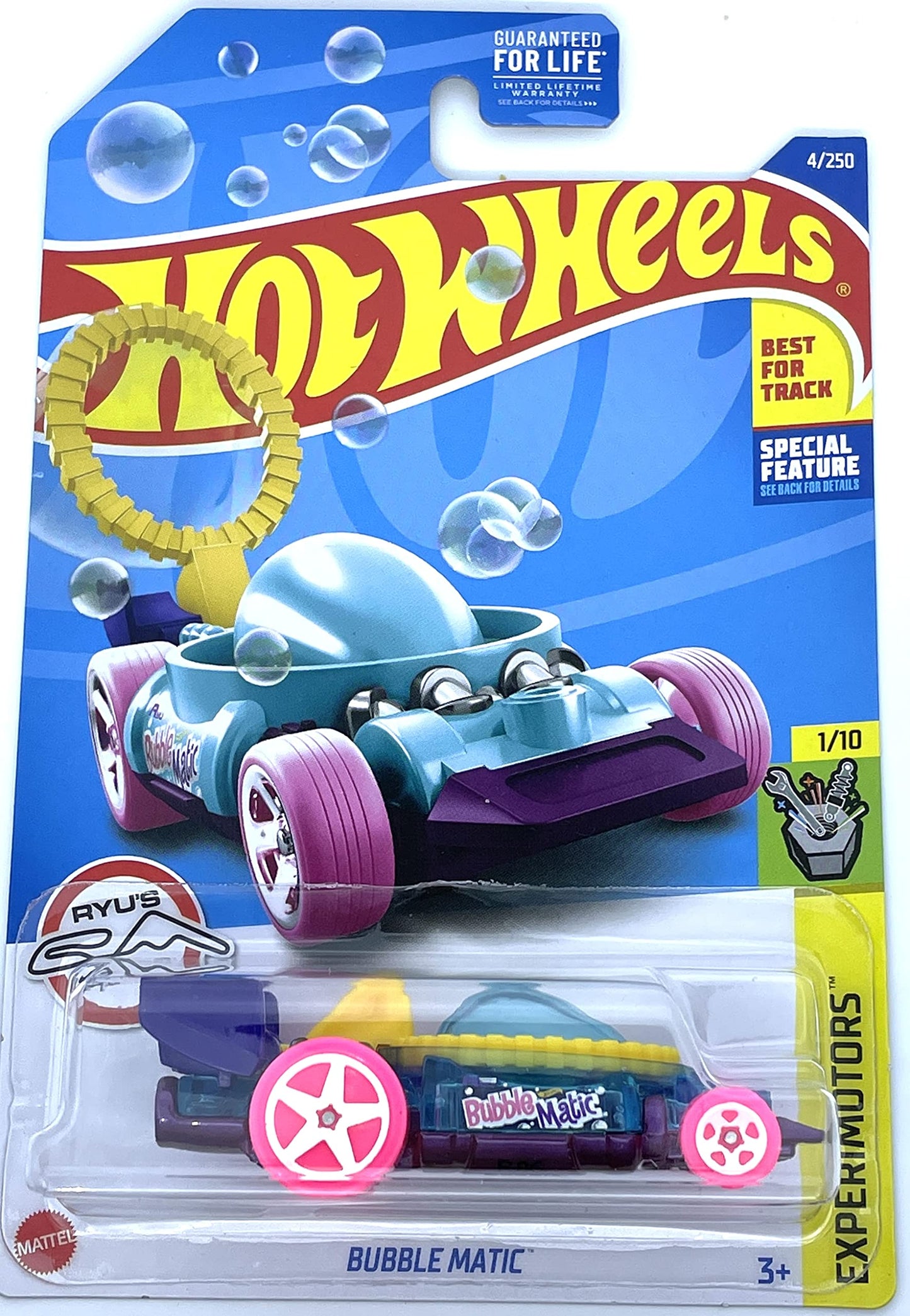 Hot Wheels Bubble Matic Experimotors 1/10 4/250 - Assorted
