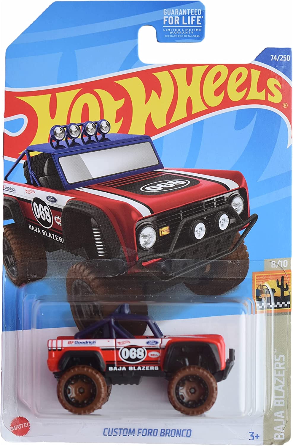 Hot Wheels Custom Ford Bronco Baja Blazers 8/10 74/250