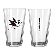 将图片加载到图库查看器,NHL Teams 16 oz Pint Glass - Assorted Team & Style Choose your