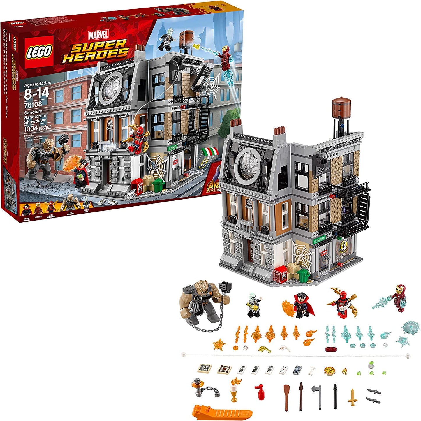 LEGO Marvel Super Heroes Avengers: Infinity War Sanctum Sanctorum Showdown 76108 - walk-of-famesports