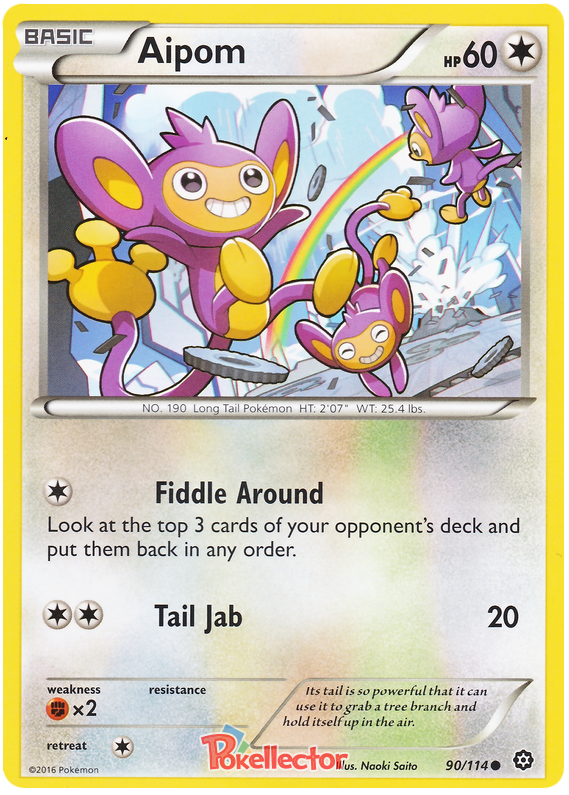 XY Steam Siege 090 Aipom