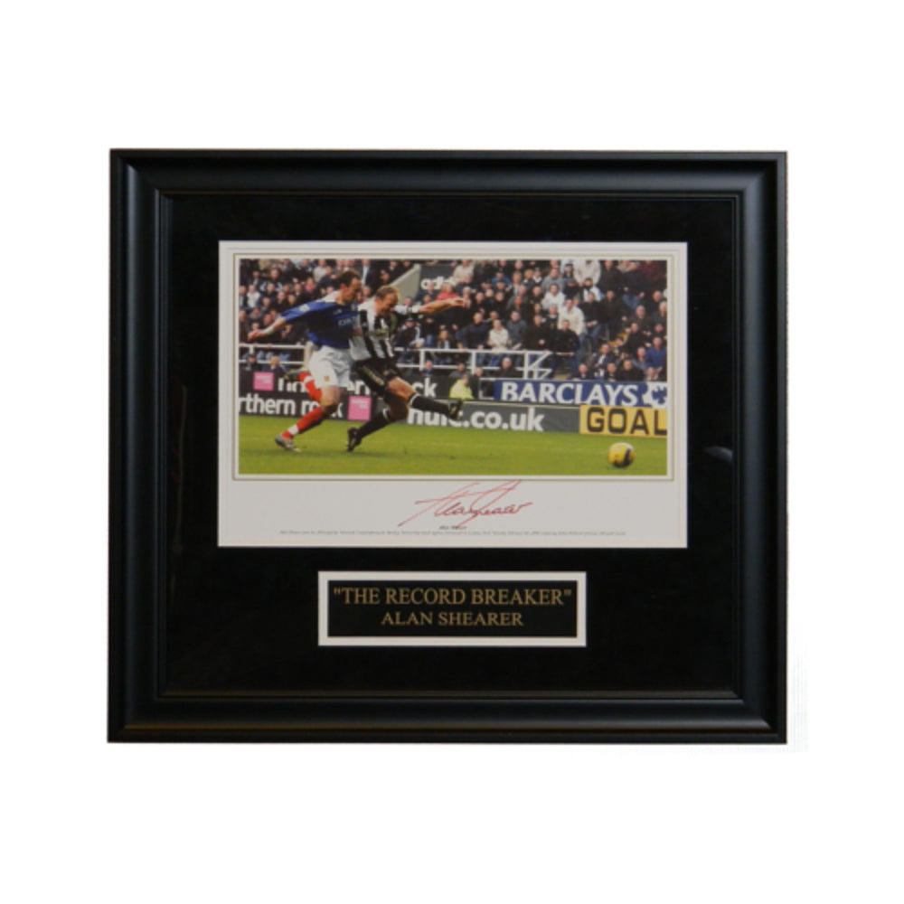 Alan Shearer Signed Autographed Team England Record-Breaker Signed Autographed 12x16 Framed