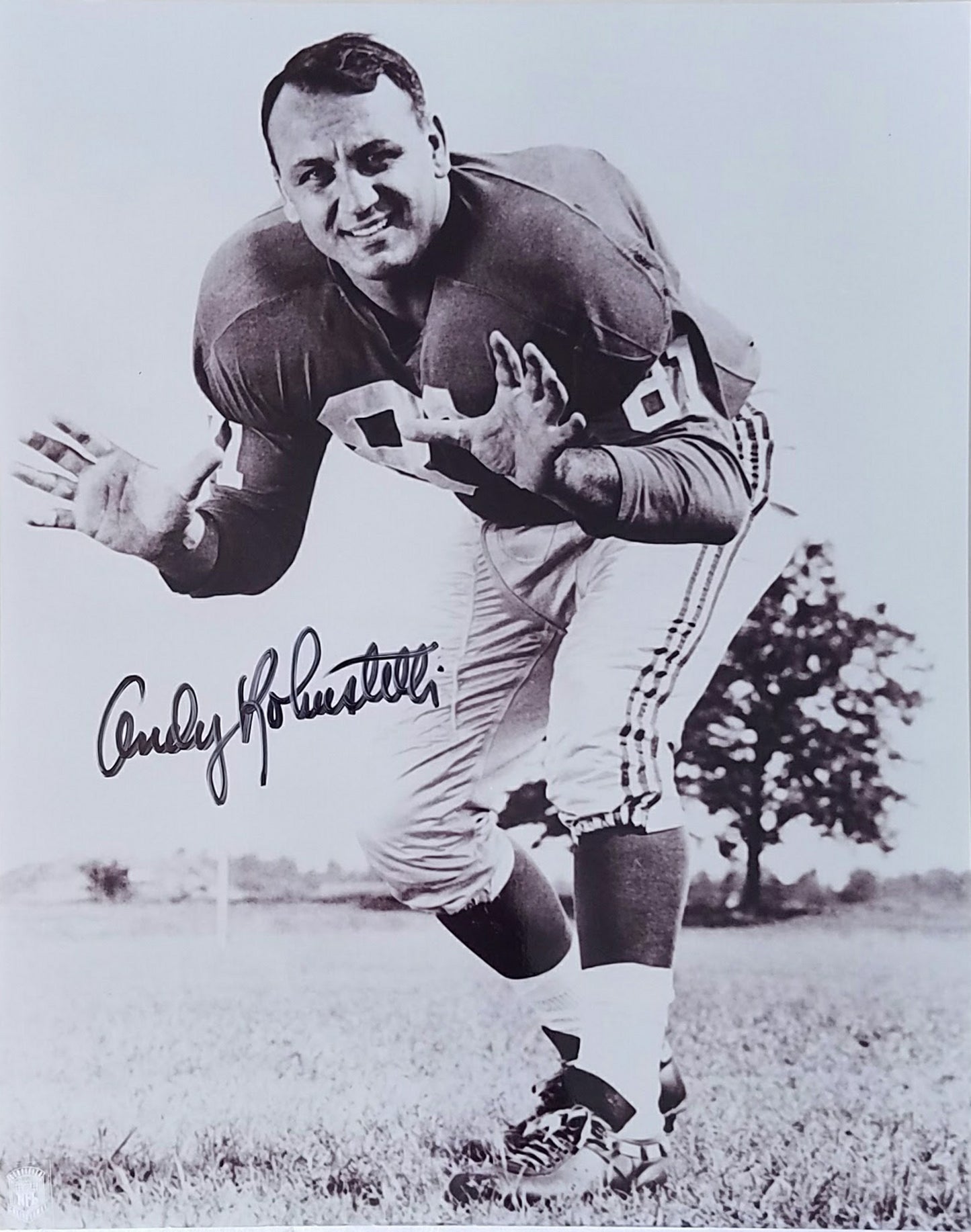 Andy Robustelli Signed Autographed 8x10