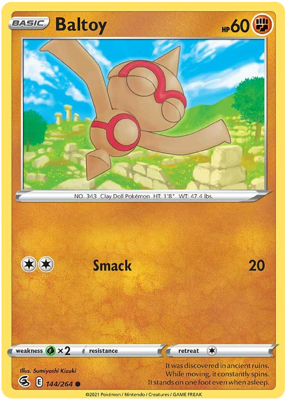 Sword and Shield Fusion Strike 144 Baltoy