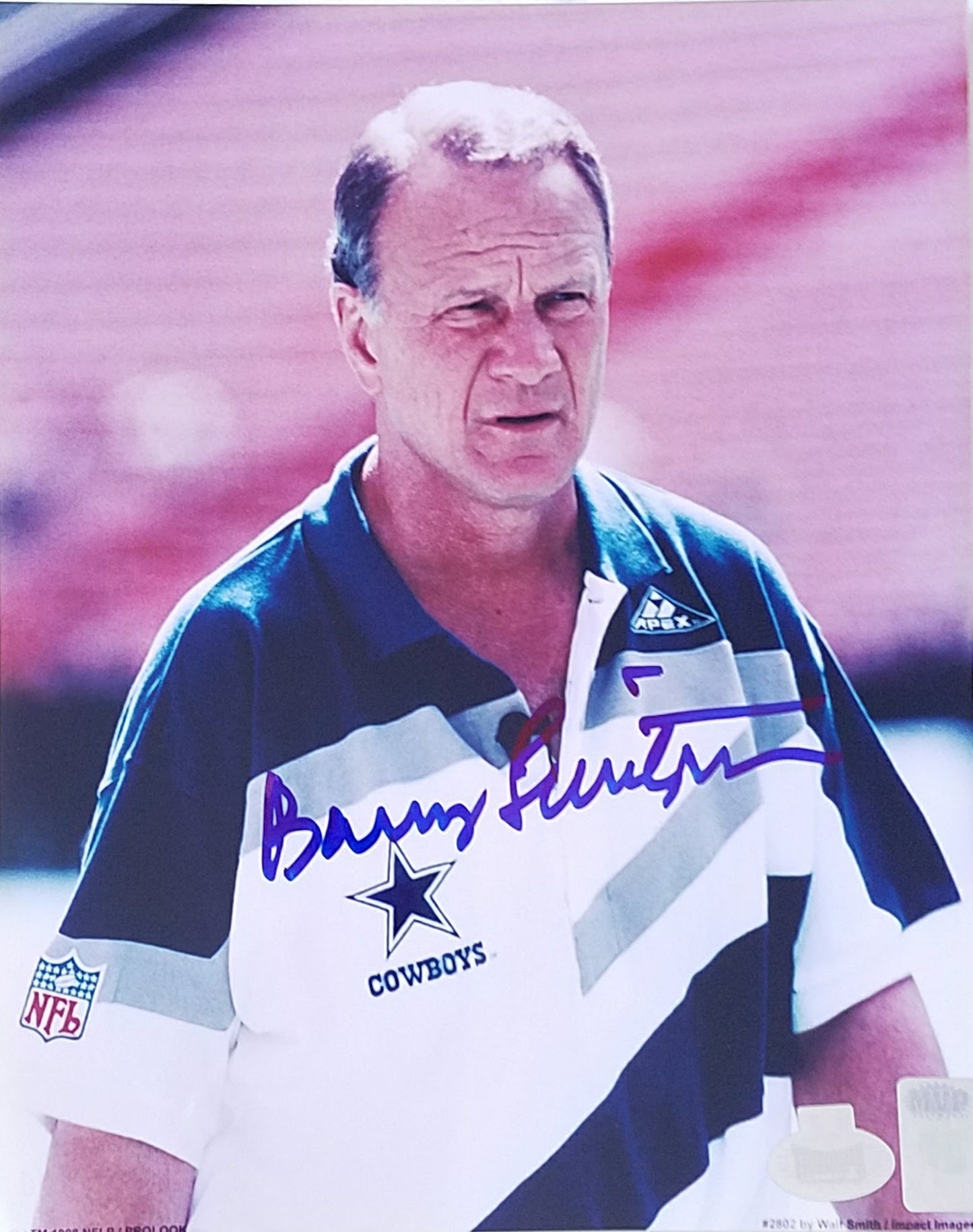 Barry Switzer Signed Autographed 8x10