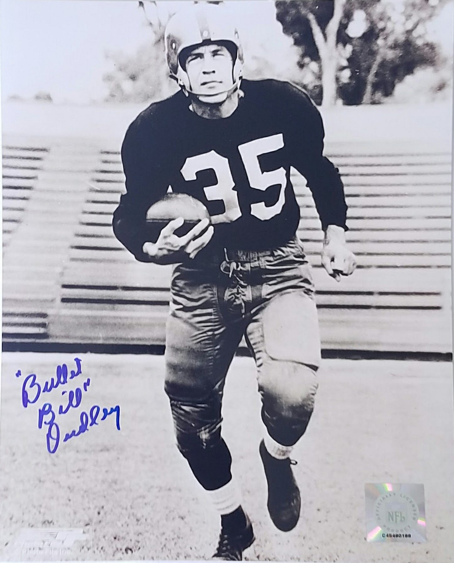 Bullet Bill Dudley Signed Autographed 8x10