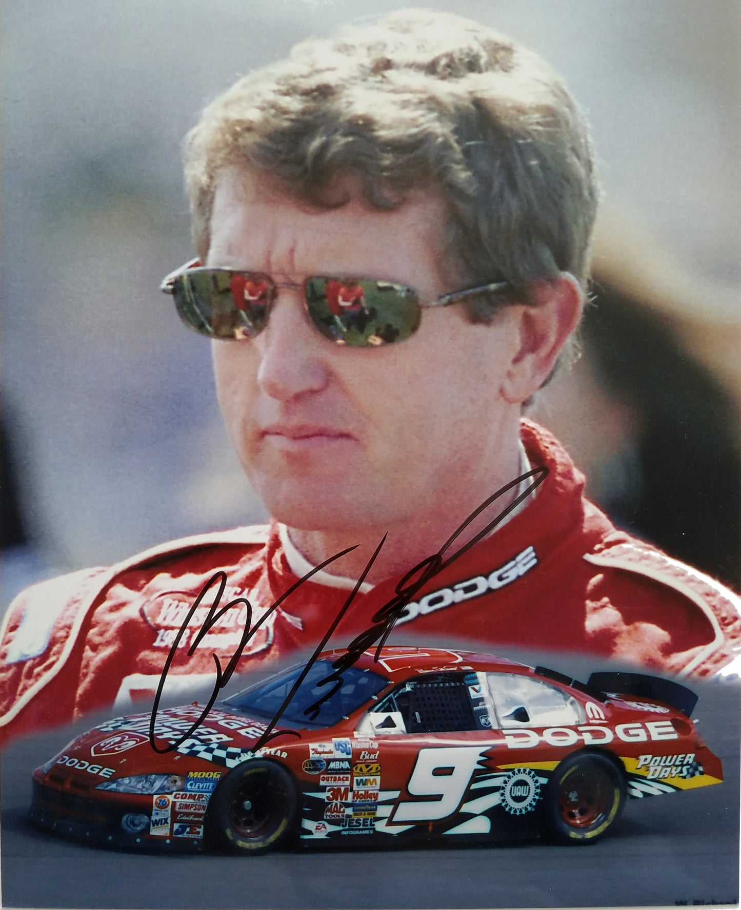 Bill Elliott Signed Autographed 8x10