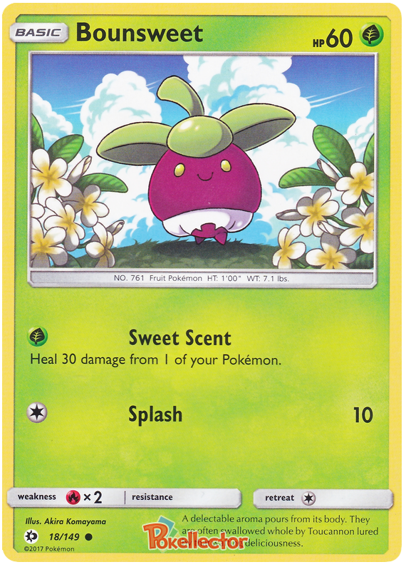 Sun and Moon Sun & Moon 018 Bounsweet