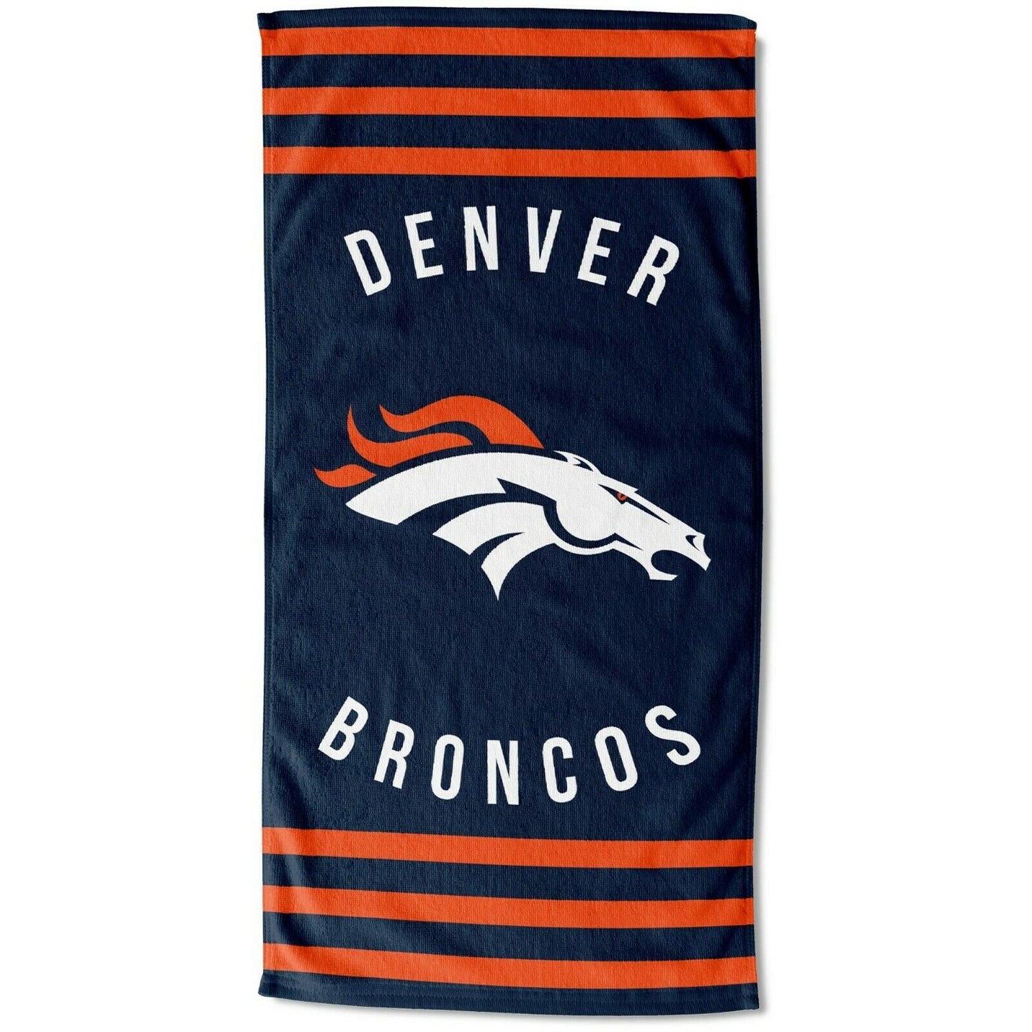 Denver Broncos Stripes Beach Towel 30"x60"