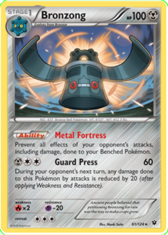 XY Fates Collide 061 Bronzong