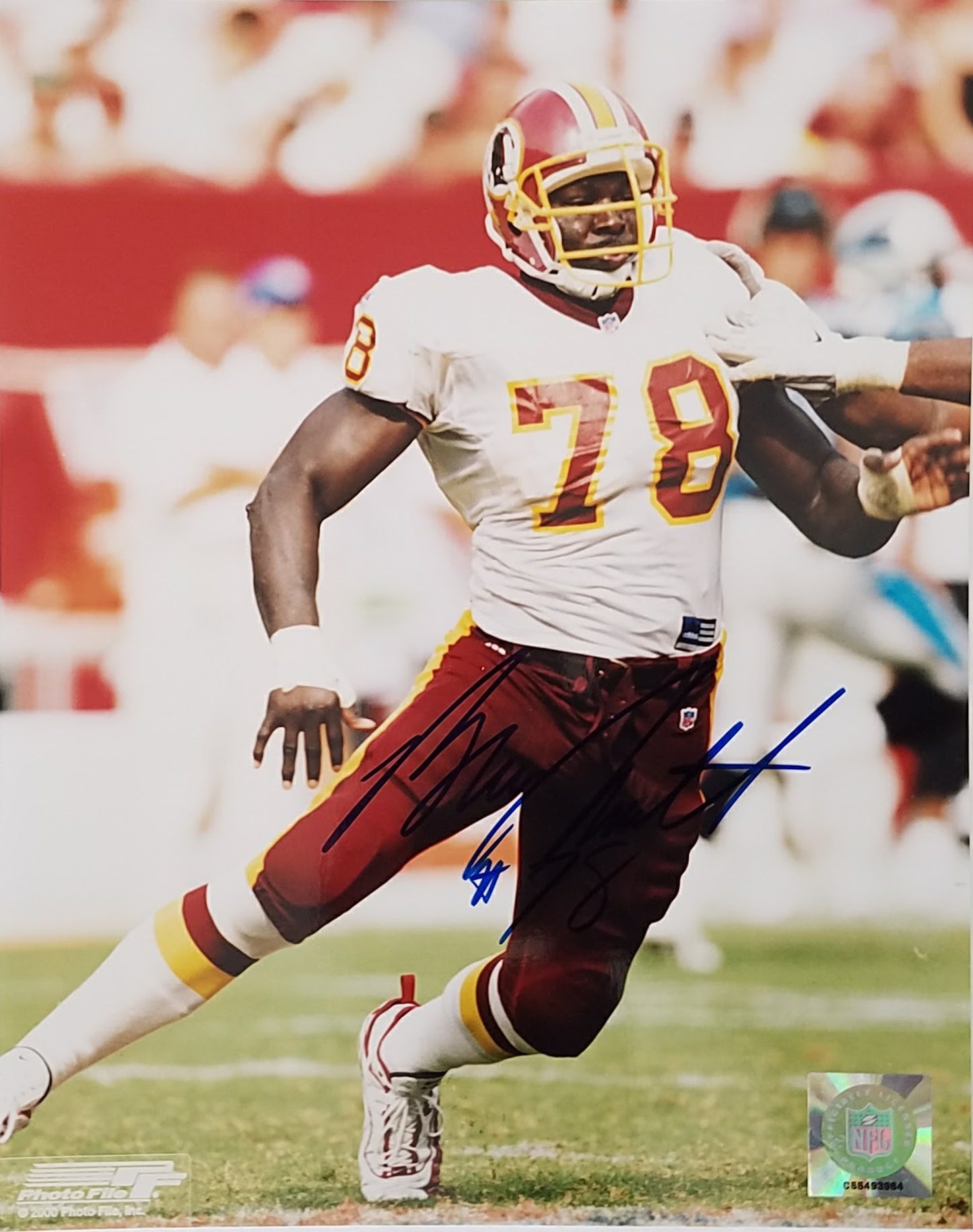 Bruce Smith Signed Autographed 8x10