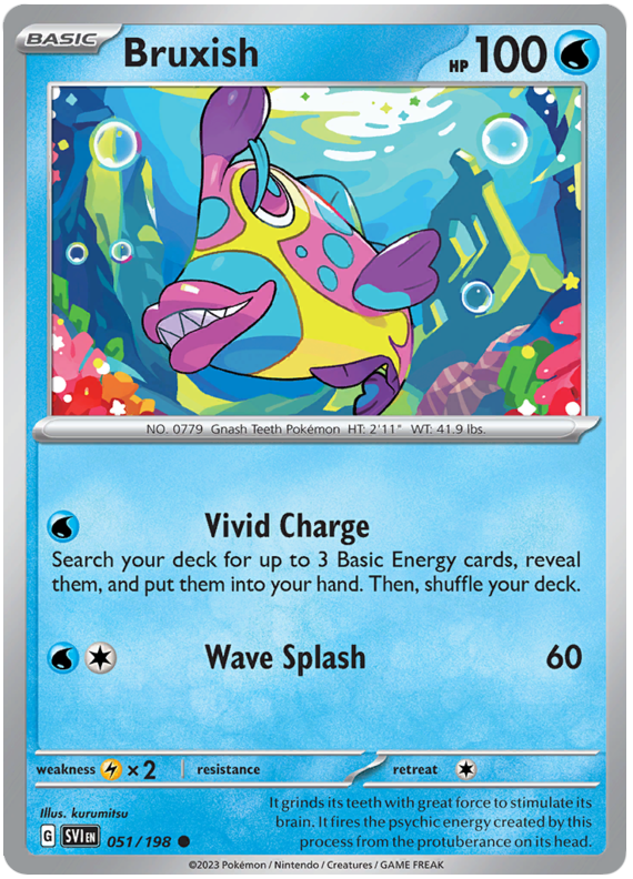 Scarlet and Violet Scarlet & Violet 051 Bruxish
