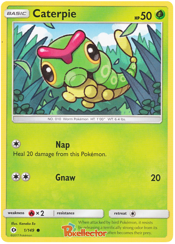Sun and Moon Sun & Moon 001 Caterpie