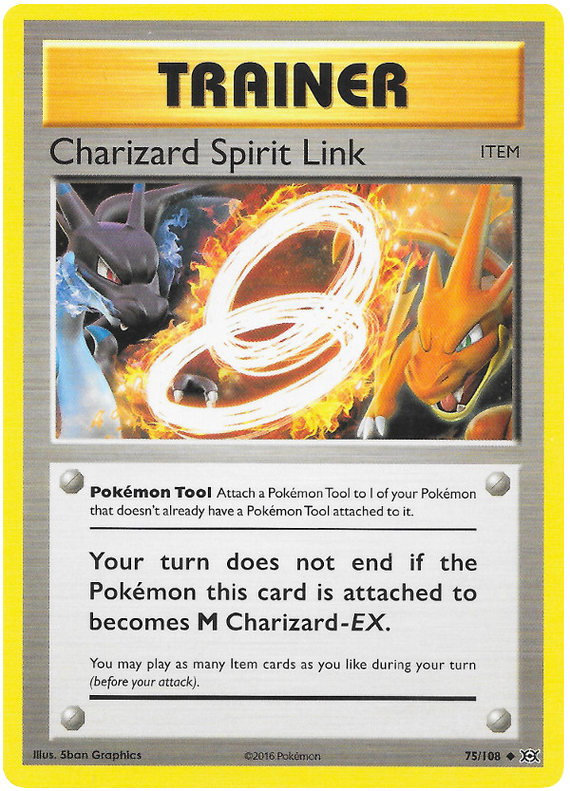 XY Evolutions 075 Charizard Spirit Link
